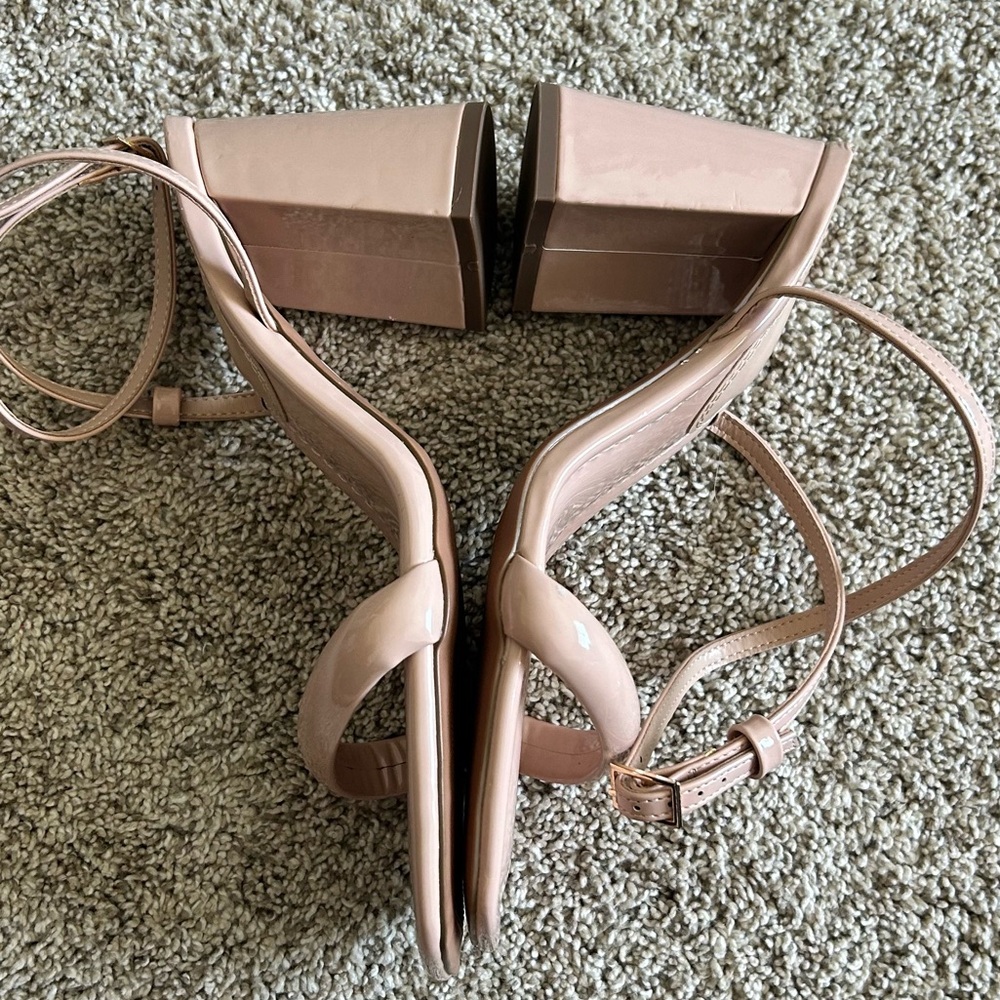 Asos Hilton Barely There Block Heeled Sandals In … - image 5